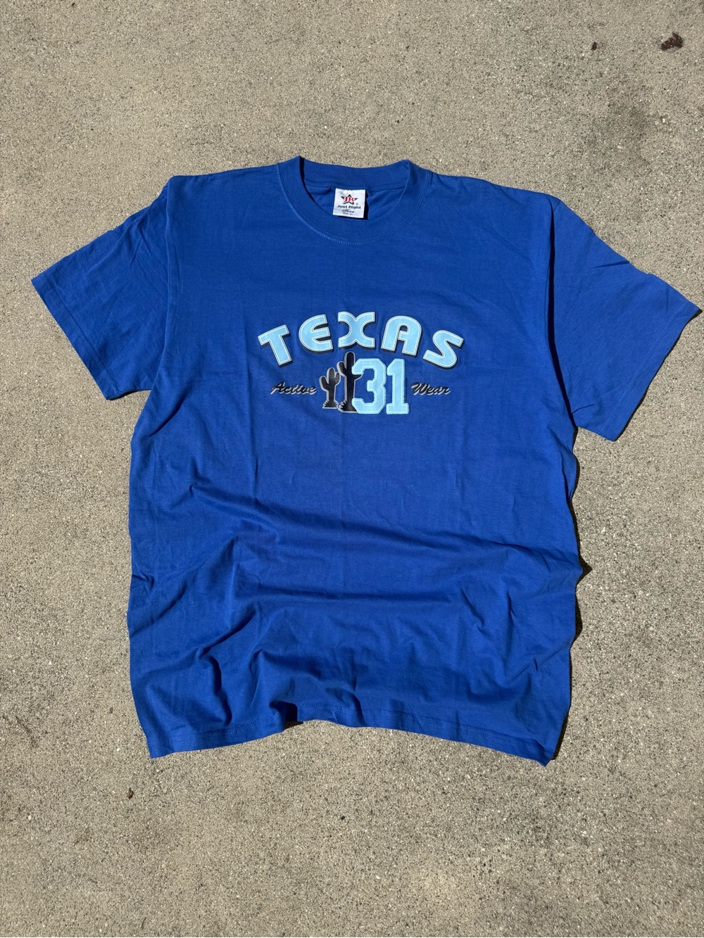 Blue 'Texas 81' Graphic Short-Sleeve Tee